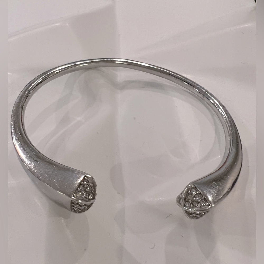 Michael Kors Open Cuff Bracelet in Silver
